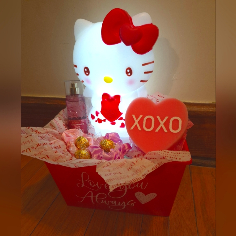 Valentine gift basket